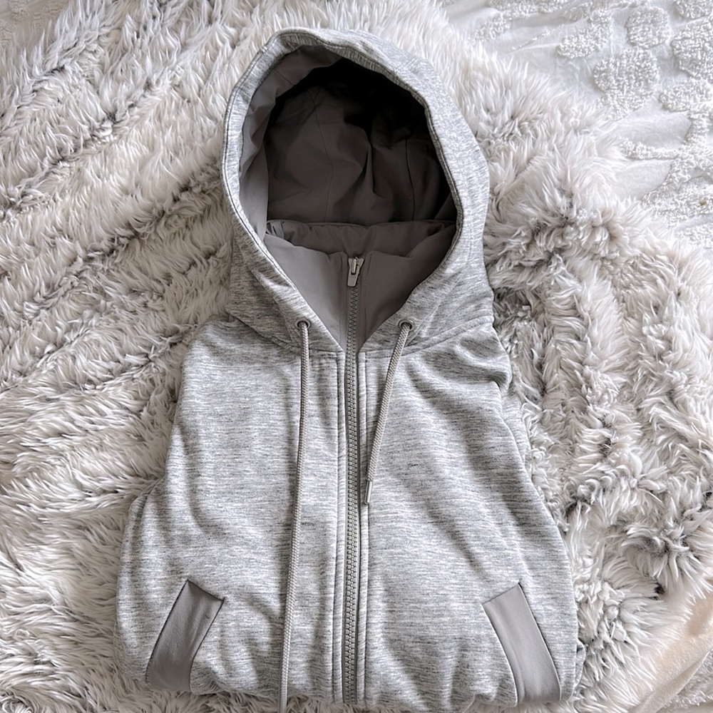 Athleta Gray Mild Cropped Sweater-XS